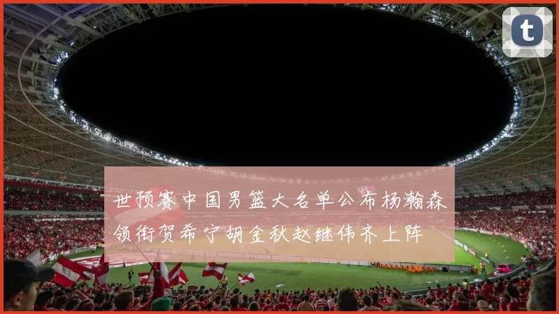 世预赛中国男篮大名单公布杨瀚森领衔贺希宁胡金秋赵继伟齐上阵